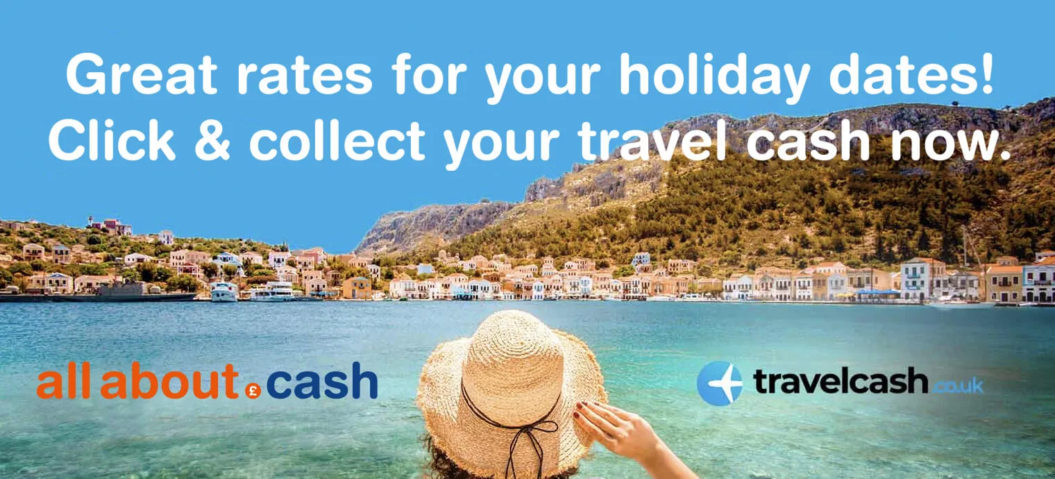 Great rates for your holiday dates! Click and collect your travel cash now.